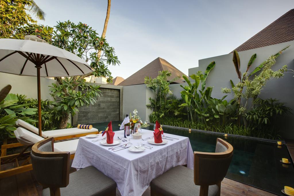 เคอโนเคอนี วิลลา Villa เซมินยัค ร้านอาหาร รูปภาพ